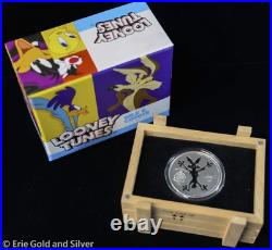 2023 $2 Niue Looney Tunes Wile E. Coyote 1 oz Silver Coin in OGP 2023 $2 Niue Looney Tunes Wile E. Coyote 1 oz Silver Coin in OGP