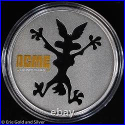 2023 $2 Niue Looney Tunes Wile E. Coyote 1 oz Silver Coin in OGP 2023 $2 Niue Looney Tunes Wile E. Coyote 1 oz Silver Coin in OGP