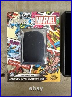 2023 $2 Niue Marvel Comics Journey into Mystery #83 Thor 1 oz Silver Coin 2023 $2 Niue Marvel Comics Journey into Mystery #83 Thor 1 oz Silver Coin