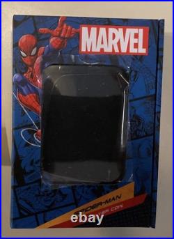2023 $2 Niue Marvel Spiderman 1 oz Silver Proof Colorized Coin #269 Of 2023 2023 $2 Niue Marvel Spiderman 1 oz Silver Proof Colorized Coin #269 Of 2023