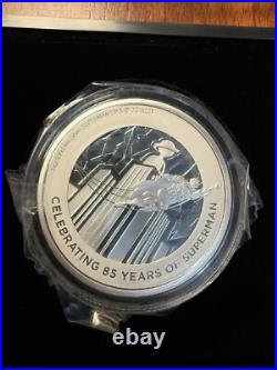 2023 3oz DC Comics Superman 85th Anniversary Silver Niue Coin New Zealand Mint 2023 3oz DC Comics Superman 85th Anniversary Silver Niue Coin New Zealand Mint