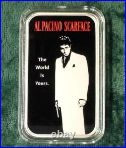 2023 Al Pacino Scarface 40th Anniversary 1oz. 999 Silver Niue $2 Coin, Box & COA