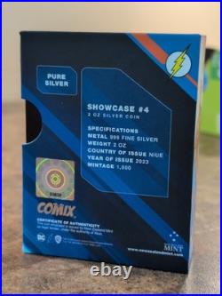 2023 DC Comics Flash Showcase#4 2oz Silver Proof Coin NIUE. 999 Serial 638/1000