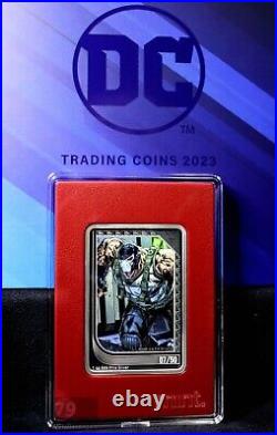 2023 DC Comics Mint Trading Coins Bane LOW #7/50 SCARCE RED Silver 1 oz Proof