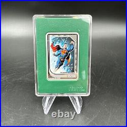 2023 DC Comics Niue Mint Trading Card Coins 1 Oz Silver Superman #125 /250