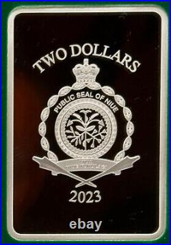 2023 DC Mint Trading Card Coin GREEN LANTERN 1 Oz. 999 Silver COA #221/250