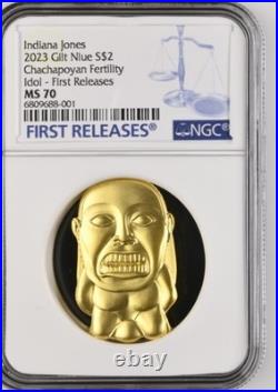 2023 Gilt Niue Chachapoyan Fertility Idol First Releases NGC MS70 With OGP