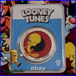 2023 Looney Tunes Tweety Samoa 1 oz. 999 Silver $5 Coin Uncertified? + BONUS