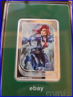2023 Marvel Mint Trading Coins Silver 1oz Black Widow #172/250