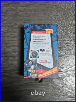 2023 Marvel Thor Chibi 1 oz. 999 Silver Gilded. Only 200 (Gilded) Minted