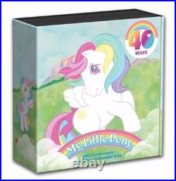 2023 My Little Pony 40th Anniversary Coin Silver Proof Coin Niue 1 oz