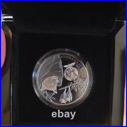 2023 NIUE Australia at Night Flying Fox 1 oz Silver Black Proof Coin