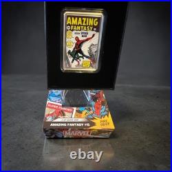 2023 NIUE Colorized Comix Spiderman Amazing Fantasy #15-2 troy oz. 999 silver