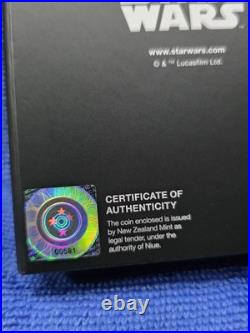 2023 NIUE New Zealand Star Wars Luke Skywalker 3 oz. 999 Silver Coin #581/999