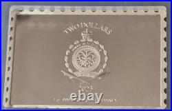 2023 NIUE S$2 Silver Proof10 Ultra Çameo WORLD STAMP SILVER OZ FREE Shipping