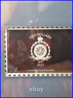 2023 NIUE S$2 Silver Proof10 Ultra Çameo WORLD STAMP SILVER OZ FREE Shipping