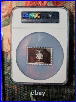 2023 NIUE S$2 Silver Proof10 Ultra Çameo WORLD STAMP SILVER OZ FREE Shipping