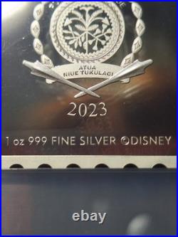2023 NIUE S$2 Silver Proof10 Ultra Çameo WORLD STAMP SILVER OZ FREE Shipping