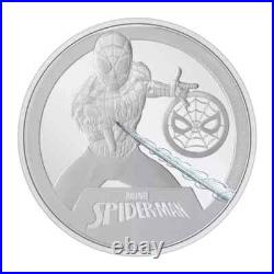 2023 New Zealand Mint Marvel Spider-Man 1 oz Colorized Proof Silver Coin 2023 New Zealand Mint Marvel Spider-Man 1 oz Colorized Proof Silver Coin