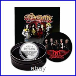 2023 Niue 1 oz Silver $2 Aerosmith 50th Anniversary Proof 2023 Niue 1 oz Silver $2 Aerosmith 50th Anniversary Proof