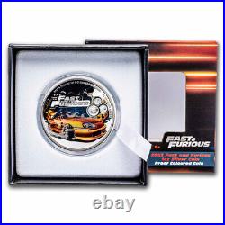 2023 Niue 1 oz Silver $2 Colorized Fast & Furious Proof Coin SKU#280938