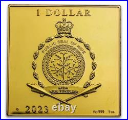 2023 Niue 1 oz Silver Vincent Van Gogh The Night Cafe New BOX COA Mintage 999