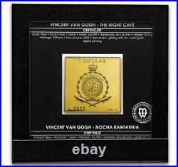 2023 Niue 1 oz Silver Vincent Van Gogh The Night Cafe New BOX COA Mintage 999