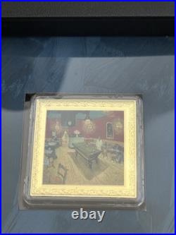 2023 Niue 1 oz Silver Vincent Van Gogh The Night Cafe New BOX COA Mintage 999