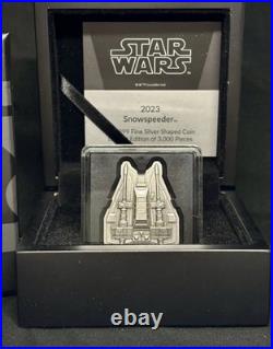 2023 Niue 1oz. Silver Star Wars Snow Speeder Coin Limited Edition