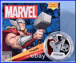 2023 Niue $2 1oz Silver Marvel Thor Proof Coin