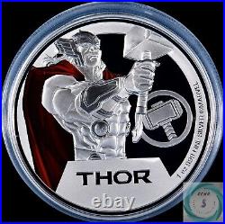 2023 Niue $2 1oz Silver Marvel Thor Proof Coin