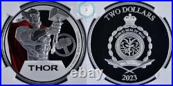 2023 Niue $2 1oz Silver Thor NGC PF70 UC First Releases Proof Coin 2023 Niue $2 1oz Silver Thor NGC PF70 UC First Releases Proof Coin