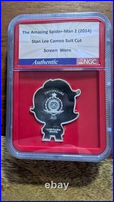 2023 Niue $2 Chibi Marvel Captain Marvel Stan Lee Cameo Edition