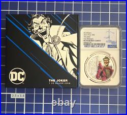 2023 Niue $2 DC Villains THE JOKER 1 oz Silver Coin NGC PF70 UC First Release 2023 Niue $2 DC Villains THE JOKER 1 oz Silver Coin NGC PF70 UC First Release