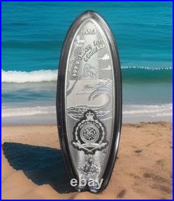 2023 Niue $2 Surfboard The Enforcer Drew Brophy 1 oz. 9999 Silver Proof Coin