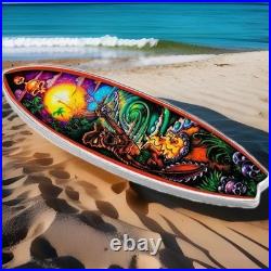 2023 Niue $2 Surfboard The Enforcer Drew Brophy 1 oz. 9999 Silver Proof Coin