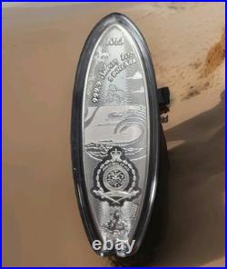 2023 Niue $2 Surfboard The Enforcer Drew Brophy 1 oz. 9999 Silver Proof Coin