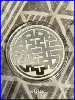 2023 Niue 2 oz. 999 Silver $5 PAC-MAN Maze Coin 1,000 Mintage 2023 Niue 2 oz. 999 Silver $5 PAC-MAN Maze Coin 1,000 Mintage