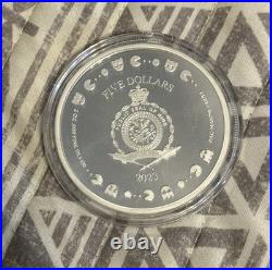 2023 Niue 2 oz. 999 Silver $5 PAC-MAN Maze Coin 1,000 Mintage 2023 Niue 2 oz. 999 Silver $5 PAC-MAN Maze Coin 1,000 Mintage