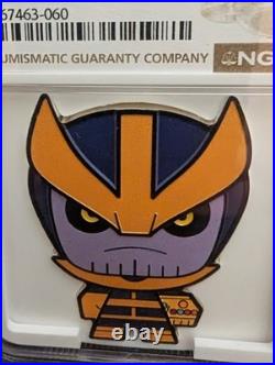 2023 Niue 2 oz Proof Silver Thanos NGC PF70 Ultra Cameo in Fatty Slab. Thick