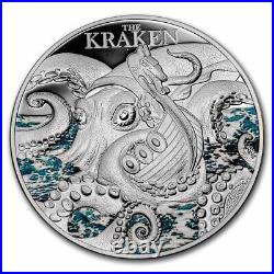 2023 Niue 2 oz Silver Proof Mythical Creatures The Kraken SKU#273825