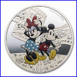 2023 Niue 3 oz Silver $10 Disney's Minnie & Mickey Mouse SKU#274406