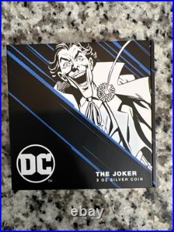 2023 Niue 3 oz Silver Coin $10 DC Villains THE JOKERT