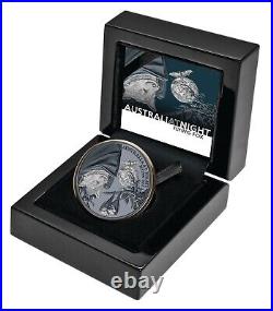 2023 Niue Australia at Night Flying Fox 1 oz Silver Coin with Mintage of 1000
