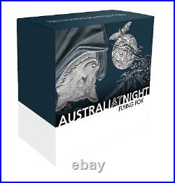 2023 Niue Australia at Night Flying Fox 1 oz Silver Coin with Mintage of 1000