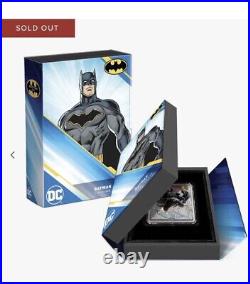 2023 Niue BATMAN 1 oz Colorized Silver DC Comics Batman Day Mintage 999 SOLD OUT