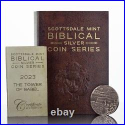 2023 Niue Biblical Series Tower of Babel 2 oz Silver Coin 1499 Mintage