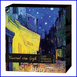 2023 Niue Cafe Terrace by Night Vincent Van Gogh 2 oz Silver Coin