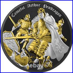 2023 Niue Camelot Arthur Pendragon 1 oz Silver Multimetal Coin