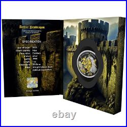 2023 Niue Camelot Arthur Pendragon 1 oz Silver Multimetal Coin